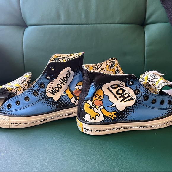 RARE the simpsons high top chucks. Homer! Collectible - Picture 11 of 13